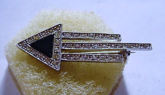 MODERNIST STERLING PIN: MODERNIST STERLING PIN
