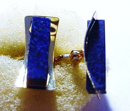 VINTAGE LAPIZ CUFF LINKS: VINTAGE LAPIZ CUFF LINKS