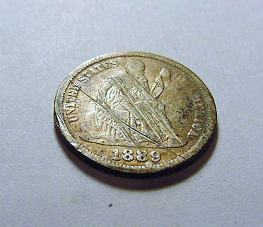 1886 SEATED DIME: 1886 SEATED DIME