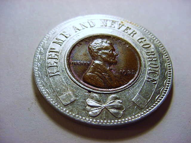 1935 ENCASED LINCOLN CENT: 1935 ENCASED LINCOLN CENT