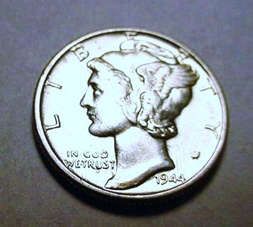 1944 MERCURY DIME: 1944 MERCURY DIME