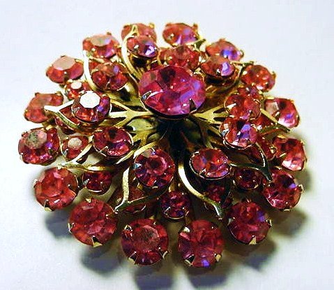 VINTAGE RHINESTONE PIN: VINTAGE RHINESTONE PIN