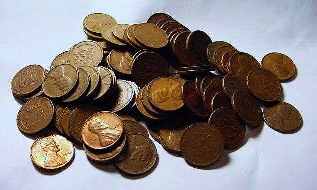 [100] MIXED DATE WHEAT CENTS: [100] MIXED DATE WHEAT CENTS