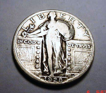 1928 STANDING LIBERTY QUARTER: 1928 STANDING LIBERTY QUARTER