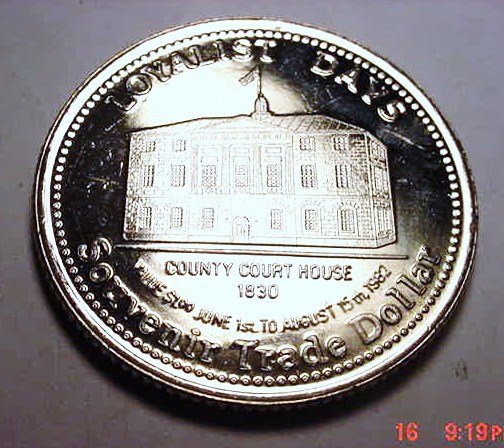1982 ST. JOHN NEW BRUNSWICK DOLLAR: 1982 ST. JOHN NEW BRUNSWICK DOLLAR