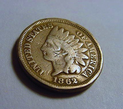 1862 INDIAN CENT: 1862 INDIAN CENT