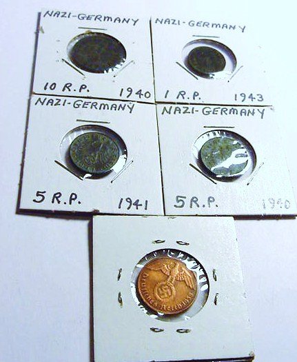 [5] NAZI GERMAN COINS: [5] NAZI GERMAN COINS