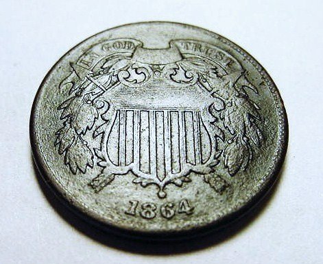 1864 2 CENT PIECE: 1864 2 CENT PIECE
