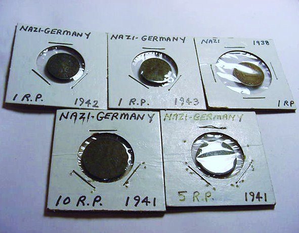 [5] NAZI GERMAN COINS: [5] NAZI GERMAN COINS