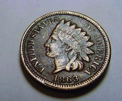 1863 INDIAN CENT: 1863 INDIAN CENT