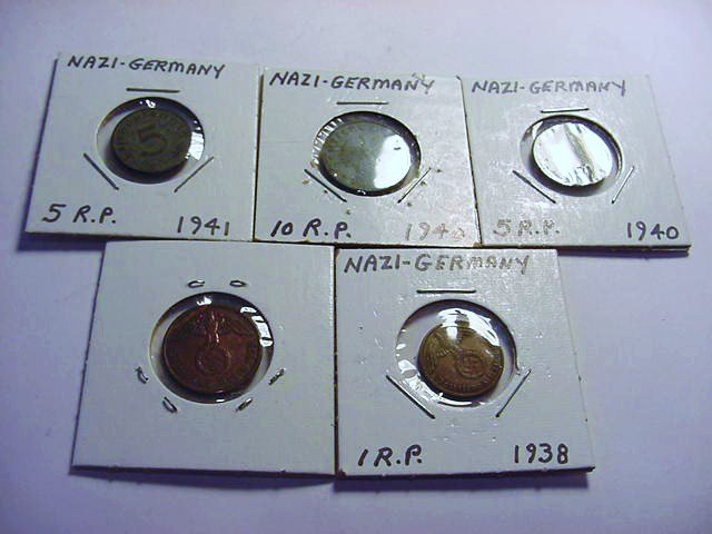 [5] NAZI GERMAN COINS: [5] NAZI GERMAN COINS