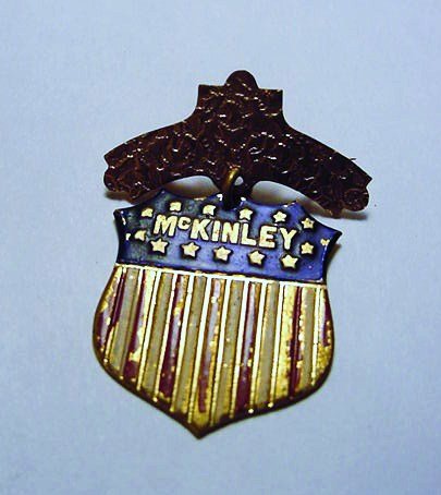 McKINLEY CAMPAIGN PIN: McKINLEY CAMPAIGN PIN