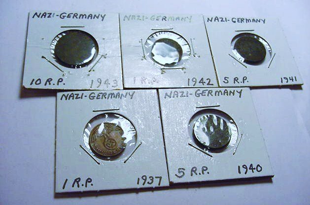 [5] NAZI GERMAN COINS: [5] NAZI GERMAN COINS