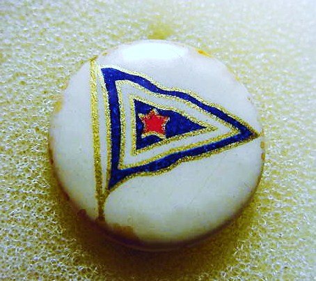 1899 NORTHPORT, L.I. YACHT CLUB BUTTON: 1899 NORTHPORT, L.I. YACHT CLUB BUTTON