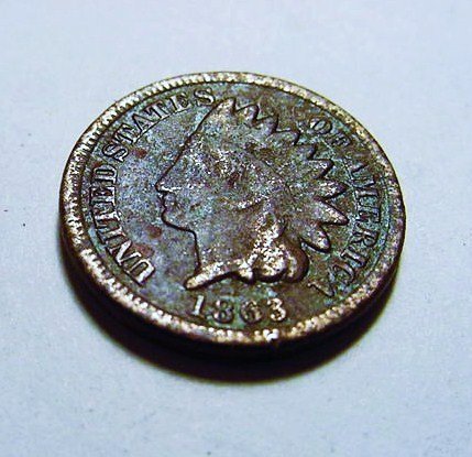 1863 INDIAN CENT: 1863 INDIAN CENT