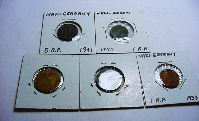 [5] NAZI GERMAN COINS: [5] NAZI GERMAN COINS