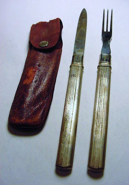 ANTIQUE TRAVEL UTENSILS: ANTIQUE TRAVEL UTENSILS