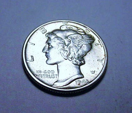 1943-D MERCURY DIME: 1943-D MERCURY DIME
