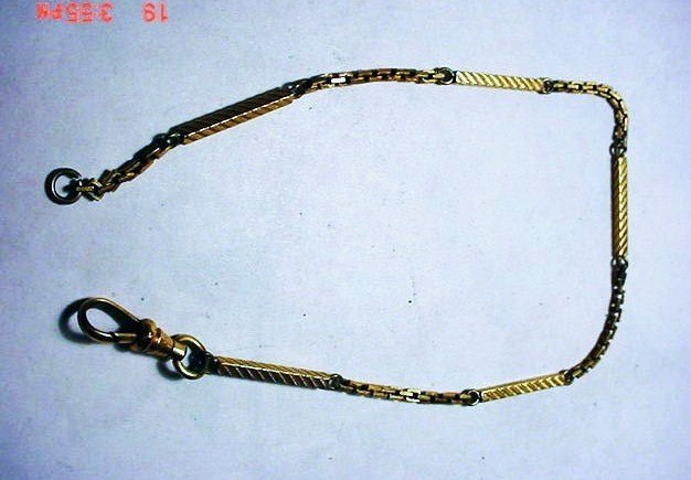 VINTAGE WATCH CHAIN: VINTAGE WATCH CHAIN
