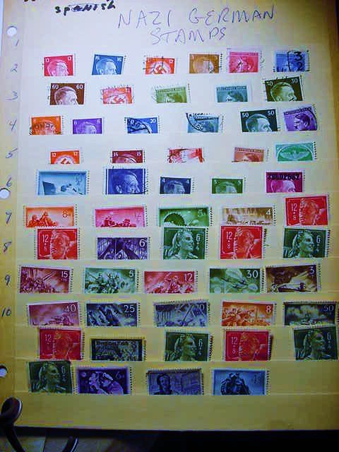 NAZI GERMAN STAMP LOT: NAZI GERMAN STAMP LOT