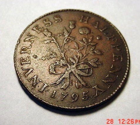1795 BRITISH TOKEN: 1795 BRITISH TOKEN