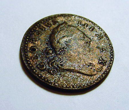 1773 VIRGINIA HALF PENNY COPY: 1773 VIRGINIA HALF PENNY COPY