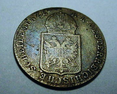 1849 AUSTRIA 6 KREUZER: 1849 AUSTRIA 6 KREUZER