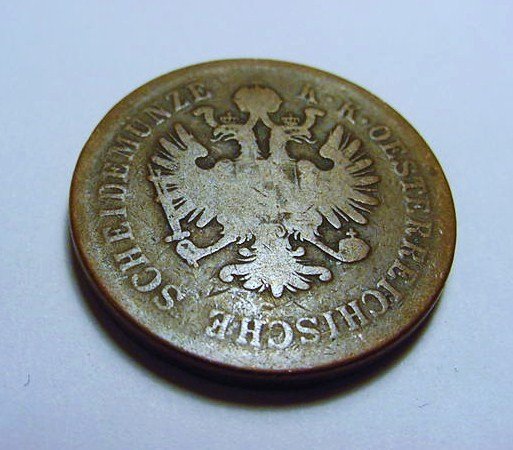 1864 B AUSTRIA 4 KREUZER: 1864 B AUSTRIA 4 KREUZER