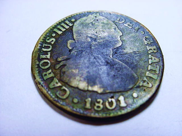 1801 MEXICO 2 REALES: 1801 MEXICO 2 REALES