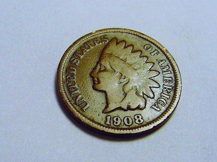 1908 INDIAN CENT: 1908 INDIAN CENT