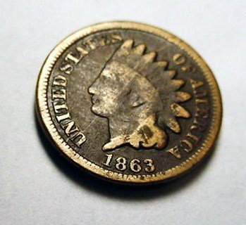 1863 INDIAN CENT: 1863 INDIAN CENT