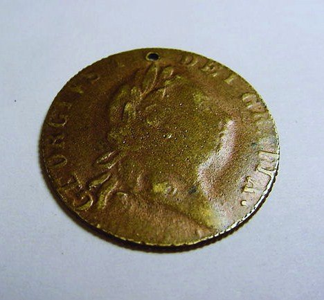 1768 BRITISH GAMBLING TOKEN: 1768 BRITISH GAMBLING TOKEN