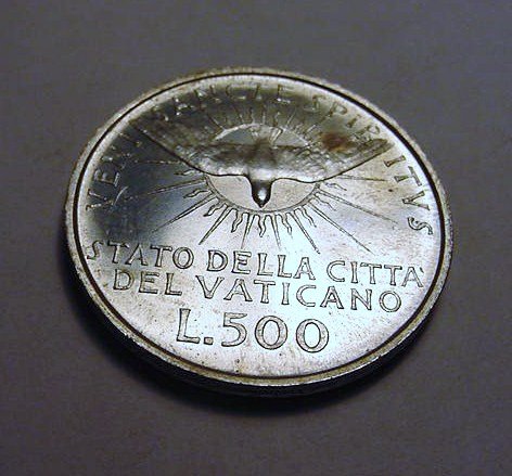 1963 VATICAN 500 LIRE GEM B.U.: 1963 VATICAN 500 LIRE GEM B.U.