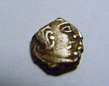 3RD CENTURY INDIA SILVER DRACHM: 3RD CENTURY INDIA SILVER DRACHM