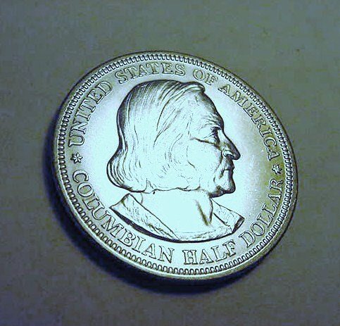 1892 COLUMBIAN EXPO HALF B.U.: 1892 COLUMBIAN EXPO HALF B.U.