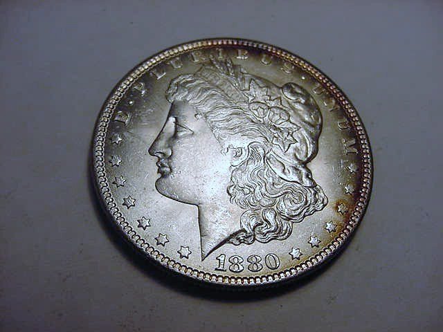 1880 MORGAN DOLLAR GEM B.U.: 1880 MORGAN DOLLAR GEM B.U.