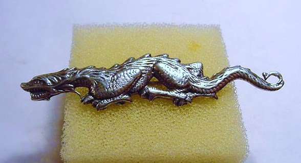STERLING DRAGON PIN: STERLING DRAGON PIN
