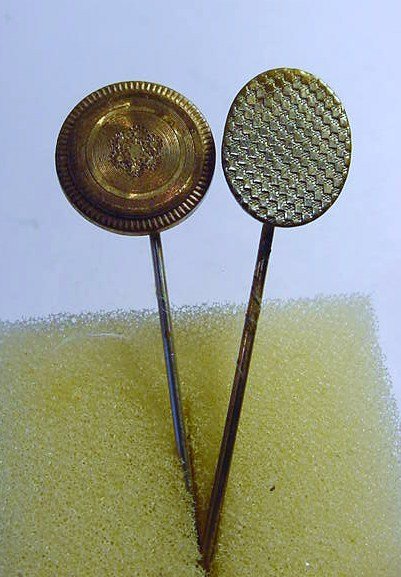 [2] ANTIQUE STICKPINS: [2] ANTIQUE STICKPINS
