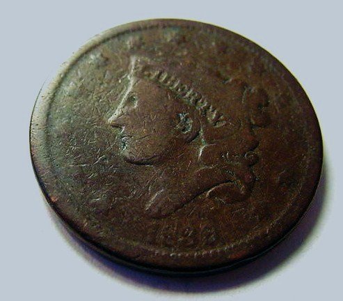 1838 LARGE CENT: 1838 LARGE CENT