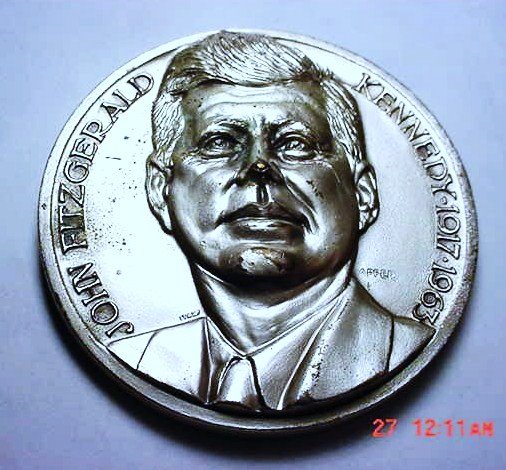 1963 PRESIDENT KENNEDY MEDAL: 1963 PRESIDENT KENNEDY MEDAL