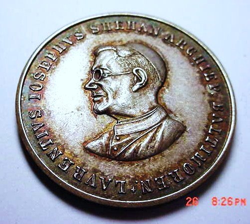 CARDINAL SHEEHAN SILVER MEDAL: CARDINAL SHEEHAN SILVER MEDAL