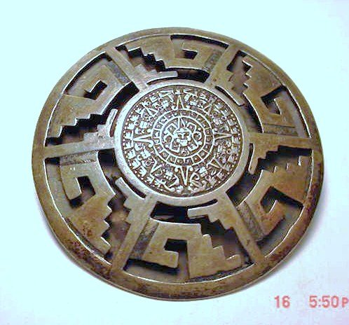 DESIGNER FHC MEXICAN STERLING PIN: DESIGNER FHC MEXICAN STERLING PIN