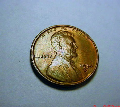 1934-D LINCOLN CENT B.U.: 1934-D LINCOLN CENT B.U.
