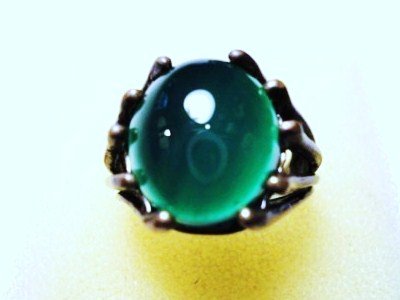 VINTAGE SILVER ONYX RING SIZE 5: VINTAGE SILVER ONYX RING SISE 5