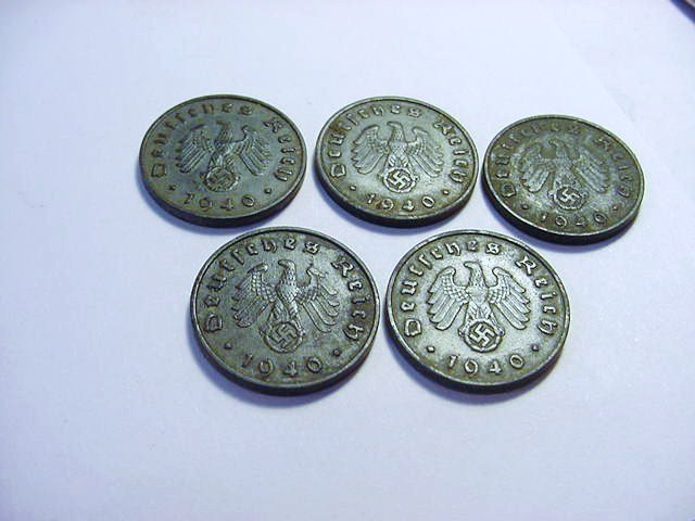 [5] NAZI GERMAN COINS: [5] NAZI GERMAN COINS