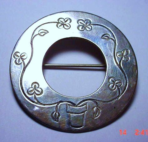 VINTAGE AG STERLING PIN: AG STERLING PIN