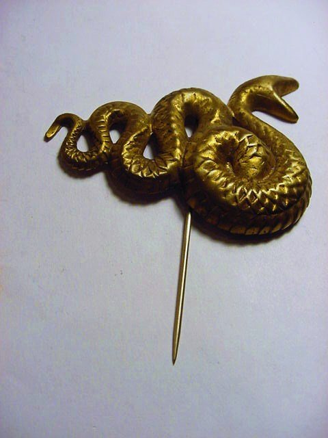 VINTAGE SNAKE STICKPIN: VINTAGE SNAKE STICKPIN