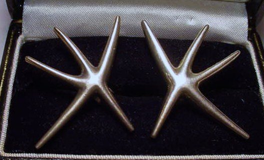 MODERNIST .925 STERLING EARRINGS: MODERNIST .925 STERLING EARRINGS