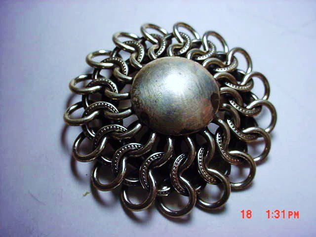 VINTAGE DANECRAFT STERLING PIN: VINTAGE DANECRAFT STERLING PIN