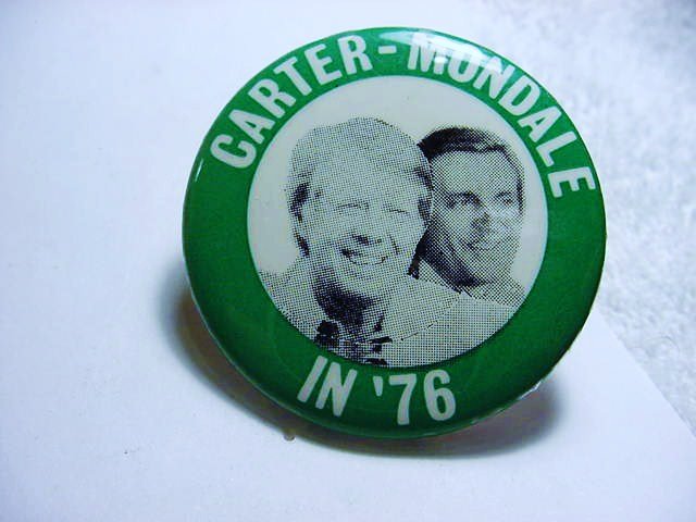 CARTER CAMPAIGN BUTTON: CARTER CAMPAIGN BUTTON
